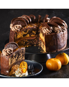 Signature by Country Range Chocolate and Marmalade Marble Cake (1x16Ptn)