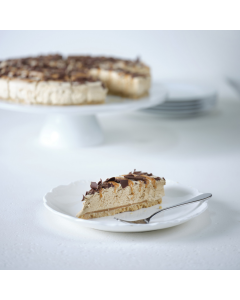 Waldrons Patisserie Gluten Free Salted Caramel Irish Cream &amp; Cappuccino Cheesecake (1x16Ptn)