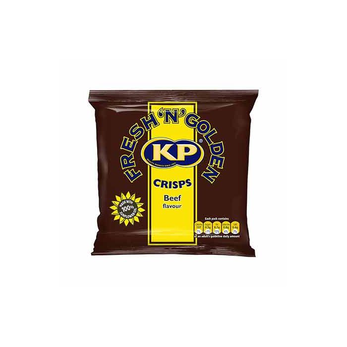 Kp Beef Crisps (48 x 25g) Henderson's Foodservice, Ireland