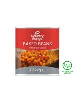 Country Range Baked Beans in Tomato Sauce (6x2.62kg)