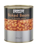 Country Range Baked Beans In Tomato Sauce (6x850g)