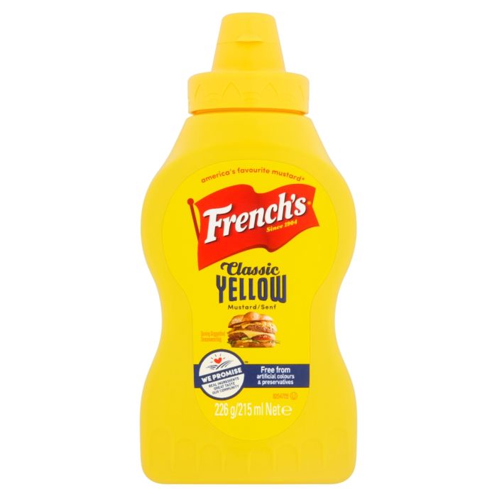 French's Classic Yellow Mustard (8x226g) | Henderson Foodservice